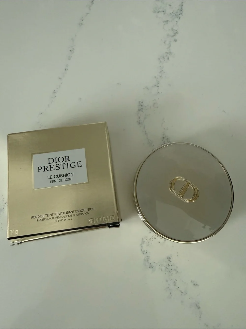 NIB 012 Dior Prestige Le Cushion Teint de Rose Anti-Aging Foundation SPF50 PA14g